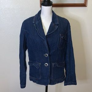 High Sierra woman’s XL denim blue Jean jacket